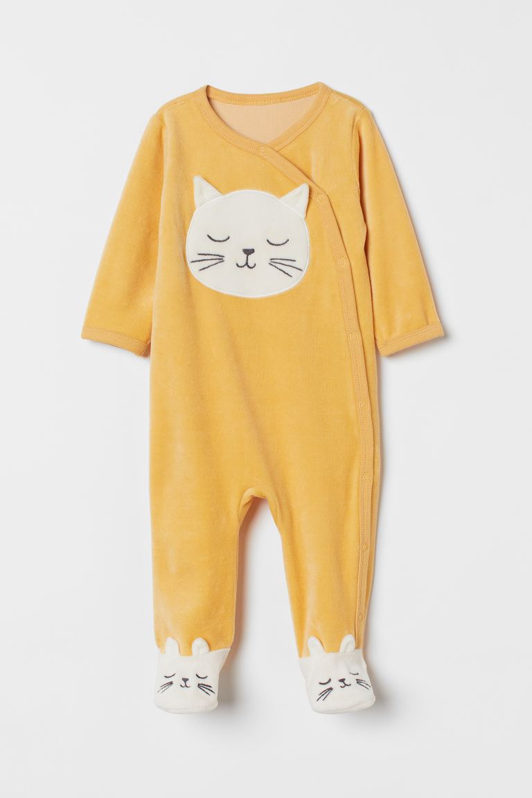 H&M - Velour pyjamas - New Baby