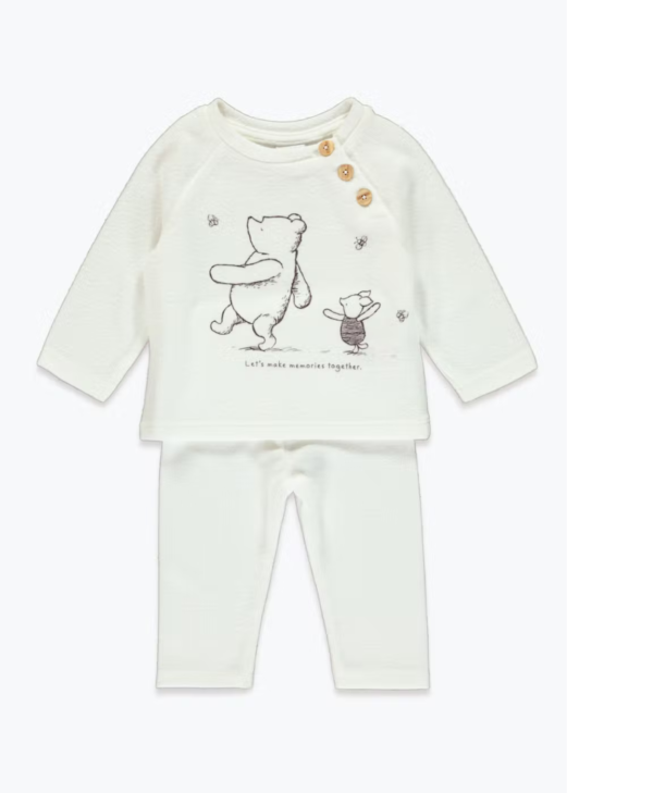 Matalan – Unisex Winnie the Pooh Top & Leggings Set – New Baby Closet