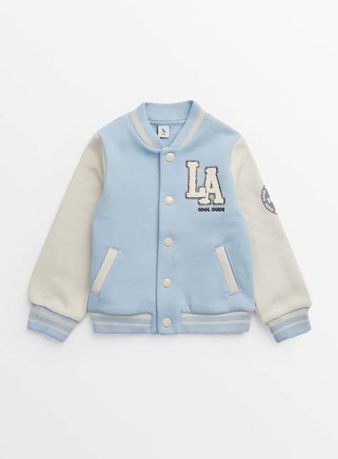 Tu clothing - Blue Varsity Bomber Jacket